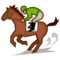 Horse Racing - Medium emoji on Emojidex